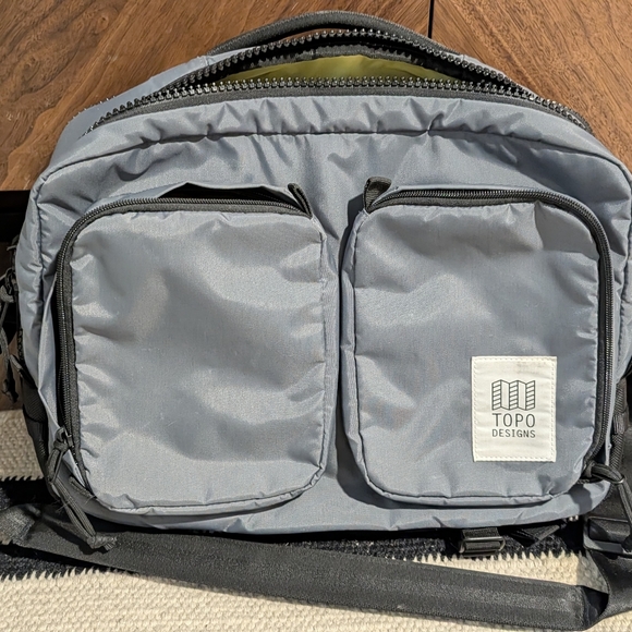 Topo Designs Global Traveler Duo - 40L Roller And Global Briefcase - Gray - Picture 6 of 7